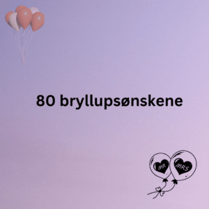 Hva skal du skrive i et bryllupskort